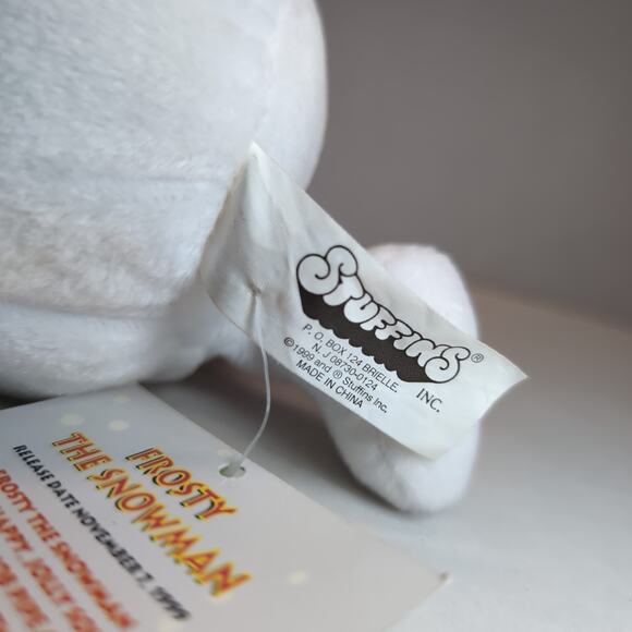 Stuffins 1999 Frosty The Snowman CVS Christmas Ornament Plush Stuffed Toy - Picture 6 of 8